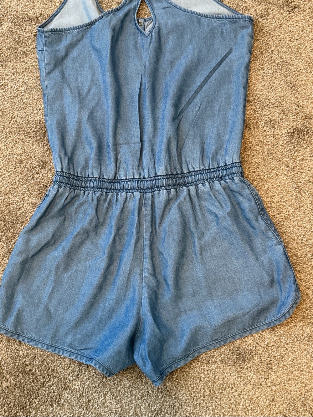 Splendid Light Blue Chambray Romper - Picture 7 of 8